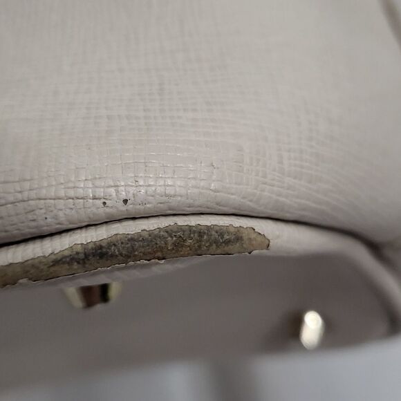 Off white Furla Top Handle Bag Large Tote shoulder bag women's - Picture 8 of 16